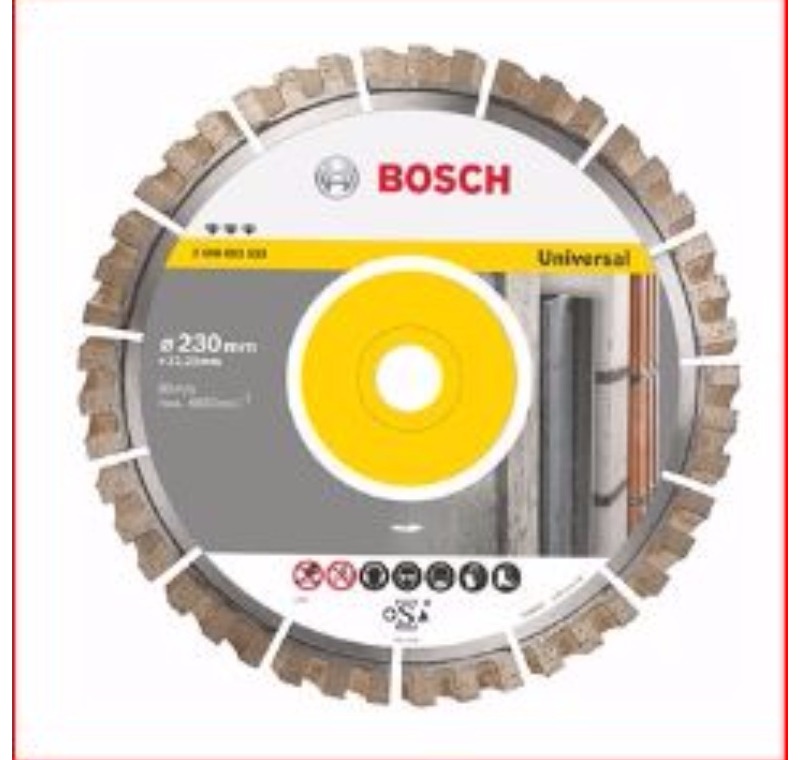 EL ALETLERİ - KESME TAŞLARI / DİSKLERİ - Bosch - Best Serisi Tüm Malzemeler İçin Elmas Kesme Diski - 115 X 22,23 X 2,2 X 12 Mm -BOSCH-115X22.23X2.2X12BS