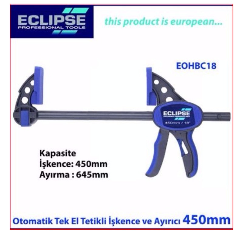 EL ALETLERİ - İŞKENCELER - Eclipse EOHBC18 Otomatik tek el ile kullanım işkence ve ayırıcı 450 -EOHBC18